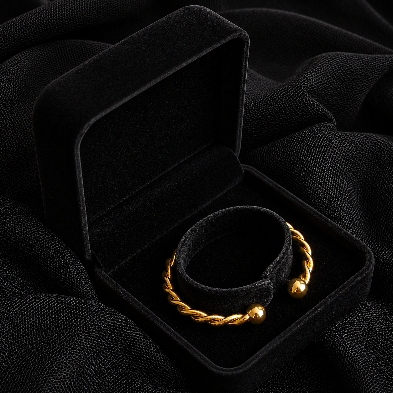 Ecrin en velours Bracelet
