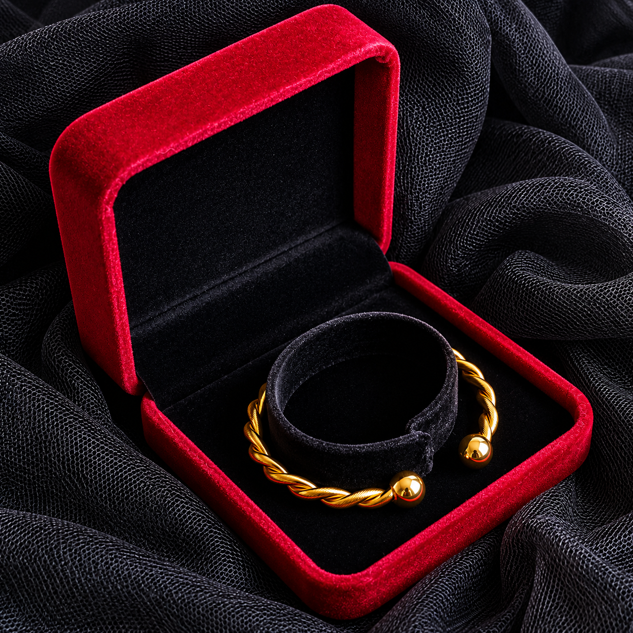 Ecrin en velours Bracelet